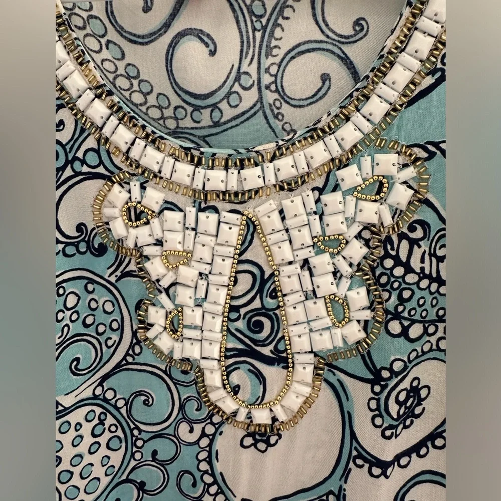 Lilly Pulitzer Beaded Tunic Dress - Size XS - Picture 5 of 7